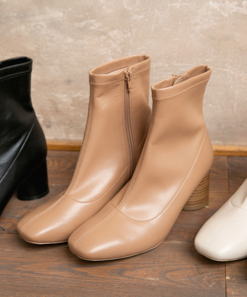 GLOBAL WORK（グローバルワーク）の「らくっションストレッチブーツ/847951（ブーツ・レディース・ブラック/ベージュ/オフホワイト/ブラック系その他/ダークブラウン・SMALL/MEDIUM/LARGE）」の5枚目の写真