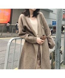 あったかロングカーディガン