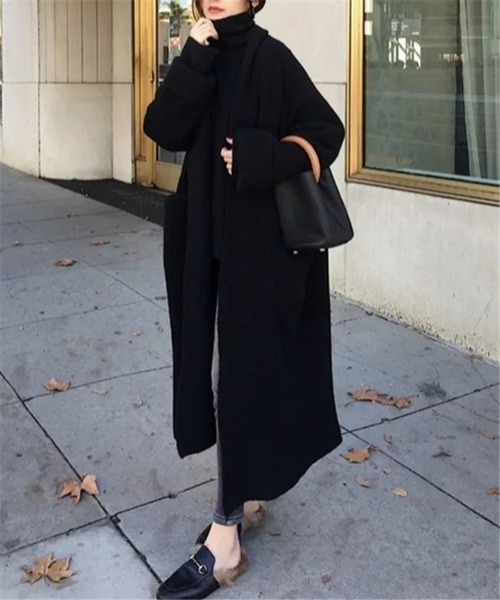 MAISON DE THERESE（メゾン ド テレーズ）の「あったかロングカーディガン（カーディガン/ボレロ・レディース・ブラック/グレー/アイボリー/ブラウン系その他/モカ/ブラウン・FREE）」の19枚目の写真