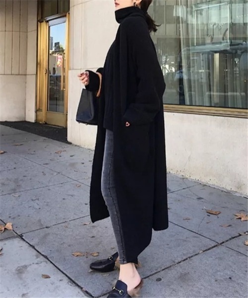 MAISON DE THERESE（メゾン ド テレーズ）の「あったかロングカーディガン（カーディガン/ボレロ・レディース・ブラック/グレー/アイボリー/ブラウン系その他/モカ/ブラウン・FREE）」の18枚目の写真