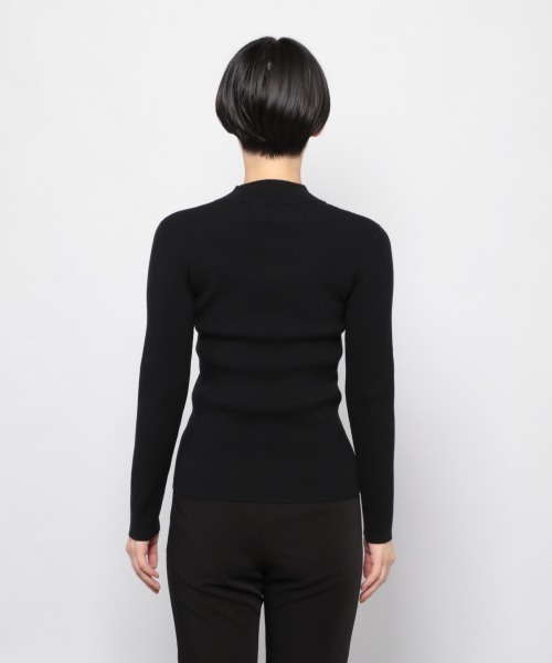 PAGEBOY（ページボーイ）の「リブハイネックタイトプルオーバー（ニット/セーター・レディース・ホワイト/ブラック/ブラウン/ブルー・FREE）」の18枚目の写真