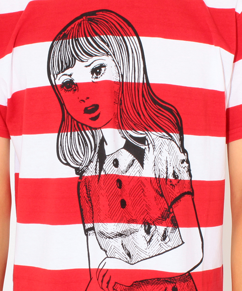 mmts（マミタス）の「＜メンズ＞楳図かずお×mmts / “おろち” RED（Tシャツ/カットソー・メンズ・レッド・MEDIUM/LARGE）」の5枚目の写真