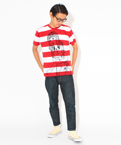mmts（マミタス）の「＜メンズ＞楳図かずお×mmts / “おろち” RED（Tシャツ/カットソー・メンズ・レッド・MEDIUM/LARGE）」の7枚目の写真