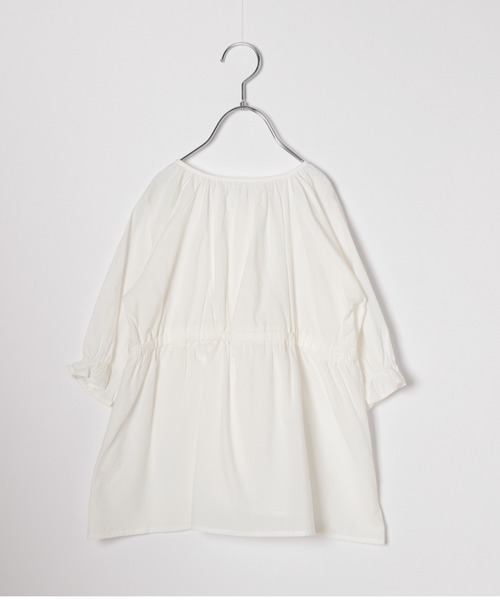 GLOBAL WORK（グローバルワーク）の「【キッズ】ギャザー前開きチュニック/864910（シャツ/ブラウス・キッズ・ホワイト/ベージュ・110cm/100cm/120cm/140cm/130cm）」の10枚目の写真