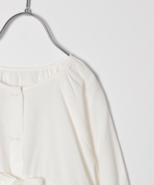 GLOBAL WORK（グローバルワーク）の「【キッズ】ギャザー前開きチュニック/864910（シャツ/ブラウス・キッズ・ホワイト/ベージュ・110cm/100cm/120cm/140cm/130cm）」の12枚目の写真