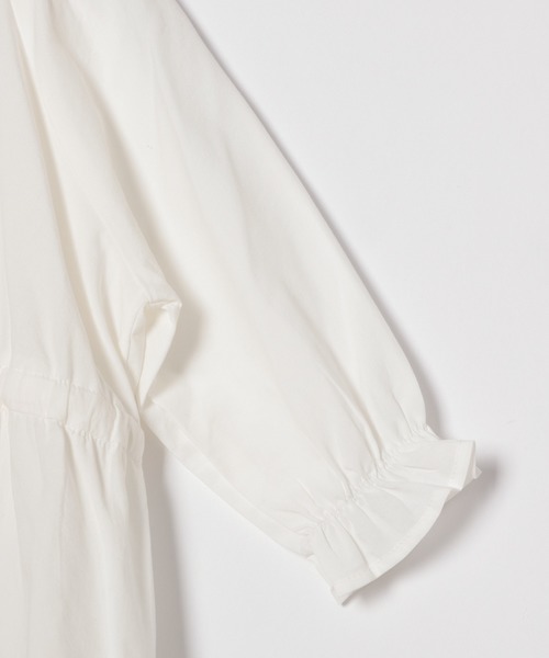 GLOBAL WORK（グローバルワーク）の「【キッズ】ギャザー前開きチュニック/864910（シャツ/ブラウス・キッズ・ホワイト/ベージュ・110cm/100cm/120cm/140cm/130cm）」の7枚目の写真