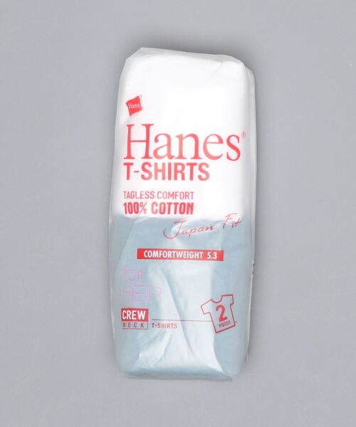 HANES(ヘインズ)の「【HANES/ヘインズ】JAPAN FITクルー2Pアソート HW5320 無地 Tシャツ 白黒の2枚セット(Tシャツ/カットソー・レディース・その他1/その他3/その他4/その他5/その他6/その他8/その他7/その他9・MEDIUM/LARGE)」の3枚目の写真