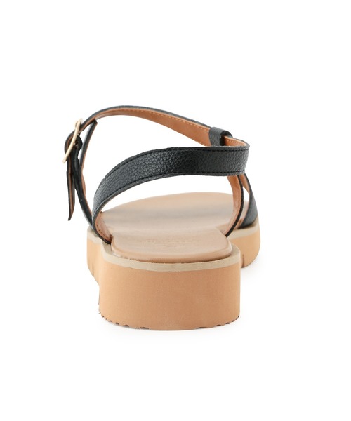 ROPE' PICNIC(ロペピクニック)の「アシンメトリーフッドベッドサンダル(サンダル・レディース・ブラック/ベージュ系その他2/シルバー・S/M/L)」の5枚目の写真
