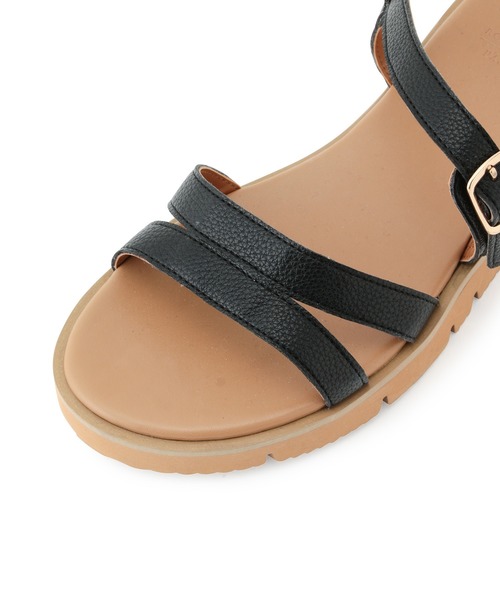ROPE' PICNIC(ロペピクニック)の「アシンメトリーフッドベッドサンダル(サンダル・レディース・ブラック/ベージュ系その他2/シルバー・S/M/L)」の6枚目の写真
