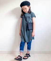 BRANSHES | 【WEB限定】胸元ギャザー半袖ワンピース(ワンピース)