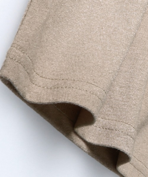 BRANSHES（ブランシェス）の「【WEB限定】胸元ギャザー半袖ワンピース（ワンピース・キッズ・ベージュ/ブルー/フューシャピンク/ダークグリーン/キャメル/ブラック・90cm/100cm/110cm/120cm/130cm/140cm/150cm）」の19枚目の写真