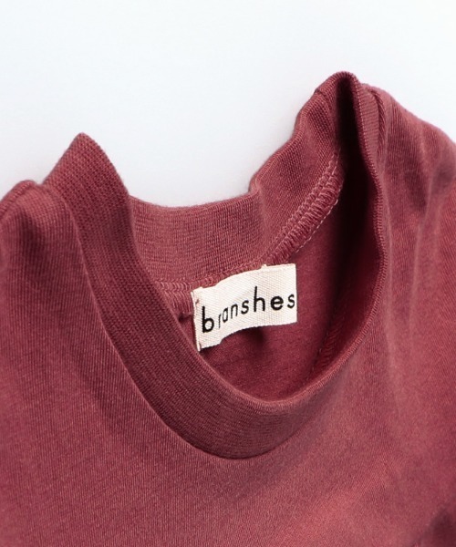 BRANSHES（ブランシェス）の「【WEB限定】胸元ギャザー半袖ワンピース（ワンピース・キッズ・ベージュ/ブルー/フューシャピンク/ダークグリーン/キャメル/ブラック・90cm/100cm/110cm/120cm/130cm/140cm/150cm）」の12枚目の写真