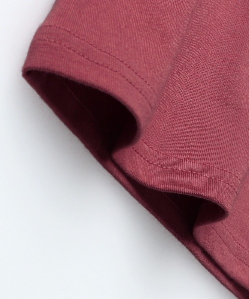 BRANSHES（ブランシェス）の「【WEB限定】胸元ギャザー半袖ワンピース（ワンピース・キッズ・ベージュ/ブルー/フューシャピンク/ダークグリーン/キャメル/ブラック・90cm/100cm/110cm/120cm/130cm/140cm/150cm）」の14枚目の写真