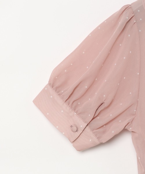 Heather（ヘザー）の「ティアードドットワンピース  887401（ワンピース・レディース・ホワイト系その他/ブルー系その他/ピンク系その他・FREE）」の6枚目の写真