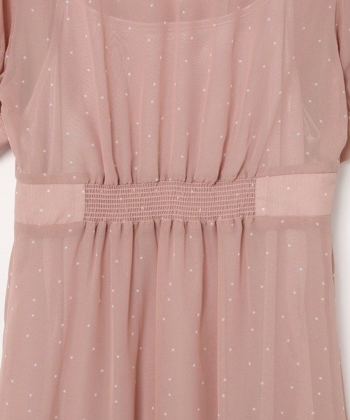 Heather（ヘザー）の「ティアードドットワンピース  887401（ワンピース・レディース・ホワイト系その他/ブルー系その他/ピンク系その他・FREE）」の7枚目の写真