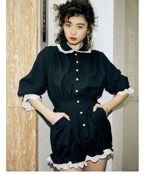 PAMEO POSE（パメオポーズ）の「【MQ】Daisy Rompers（つなぎ 