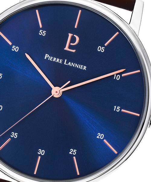 PIERRE LANNIER（ピエール・ラニエ）の「【PIERRE LANNIER】ピエールラニエ シティライン レザーベルトウォッチ　P202J104 P202J164 P203F434（アナログ腕時計・メンズ・ブラック/ホワイト/ネイビー・フリー）」の10枚目の写真