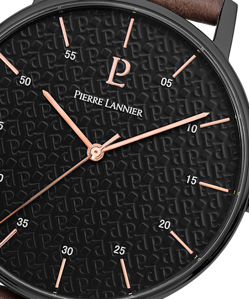 PIERRE LANNIER（ピエール・ラニエ）の「【PIERRE LANNIER】ピエールラニエ シティライン レザーベルトウォッチ　P202J104 P202J164 P203F434（アナログ腕時計・メンズ・ブラック/ホワイト/ネイビー・フリー）」の13枚目の写真