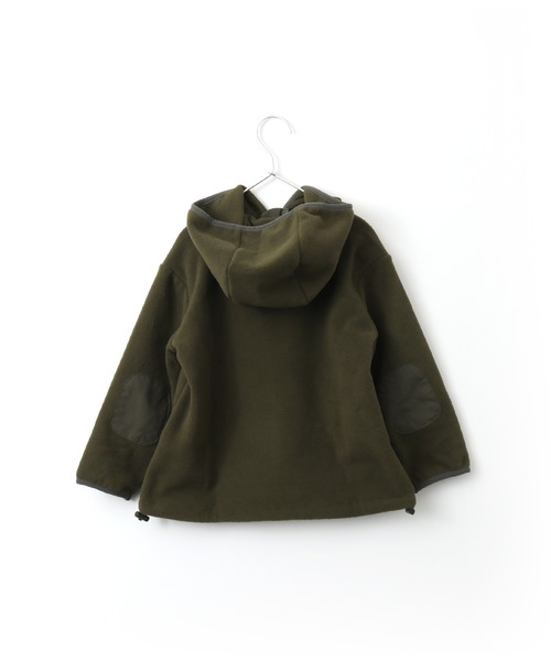 MAKE YOUR DAY（メイクユアデイ）の「フード付きフリースプルオーバー■80～140cm（パーカー・キッズ・ネイビー/オリーブ・130/100/110/80/90/140/120）」の5枚目の写真