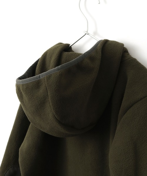 MAKE YOUR DAY（メイクユアデイ）の「フード付きフリースプルオーバー■80～140cm（パーカー・キッズ・ネイビー/オリーブ・130/100/110/80/90/140/120）」の9枚目の写真