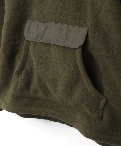 MAKE YOUR DAY（メイクユアデイ）の「フード付きフリースプルオーバー■80～140cm（パーカー・キッズ・ネイビー/オリーブ・130/100/110/80/90/140/120）」の11枚目の写真