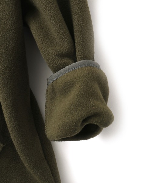 MAKE YOUR DAY（メイクユアデイ）の「フード付きフリースプルオーバー■80～140cm（パーカー・キッズ・ネイビー/オリーブ・130/100/110/80/90/140/120）」の14枚目の写真