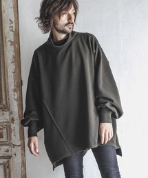 d3d5 | mlt3033-ハイネックビッグシルエットカットソー(Tシャツ/カットソー)