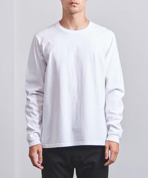 BATONER(バトナー)の「<BATONER(バトナー)> ドライタッチ クルーネック(Tシャツ/カットソー・メンズ・ホワイト/オリーブ/ブラック・1/2/3)」の7枚目の写真