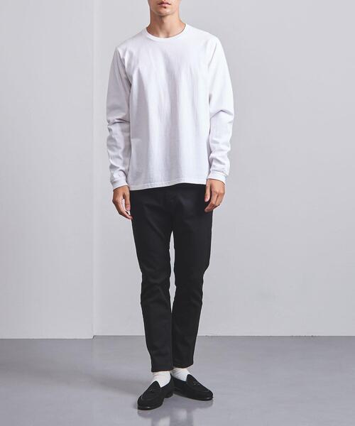 BATONER(バトナー)の「<BATONER(バトナー)> ドライタッチ クルーネック(Tシャツ/カットソー・メンズ・ホワイト/オリーブ/ブラック・1/2/3)」の10枚目の写真