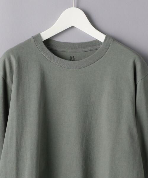 BATONER(バトナー)の「<BATONER(バトナー)> ドライタッチ クルーネック(Tシャツ/カットソー・メンズ・ホワイト/オリーブ/ブラック・1/2/3)」の4枚目の写真