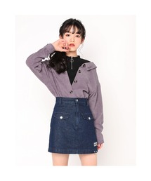 ZIDDY | ZIDDY/重ね着風 ドッキング コールテン シャツ(130cm 140cm 150cm 160cm)(シャツ/ブラウス)