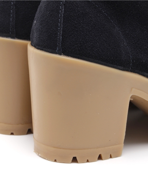 Kastane（カスタネ）の「【Kastane】スエードヒールショートブーツ（ブーティ・レディース・ネイビー/ブラウン/ベージュ・38/39/36/37）」の8枚目の写真