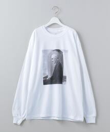 6 | ＜6(ROKU)＞LIFE PHOTO OLD LADY LONG SLEEVE T-SHIRT/Tシャツ(Tシャツ/カットソー)