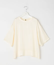 ソアパールバックサテンTシャツ