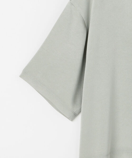 Ravissant Laviere(ラヴィソンラヴィエール)の「ソアパールバックサテンTシャツ(シャツ/ブラウス・レディース・ミント/オフホワイト/チャコールグレー・38)」の6枚目の写真