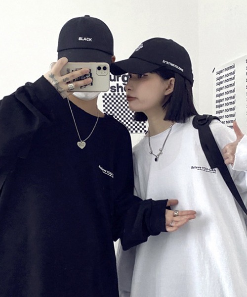 WESTBOY(ウエストボーイ)の「【WB ORIGINALS】Big Silhouette One Point Logo Drop Shoulder Pullover Long-Sleeve T-shirt(Tシャツ/カットソー・メンズ・ホワイト/ブラック・M/L/XL)」の3枚目の写真