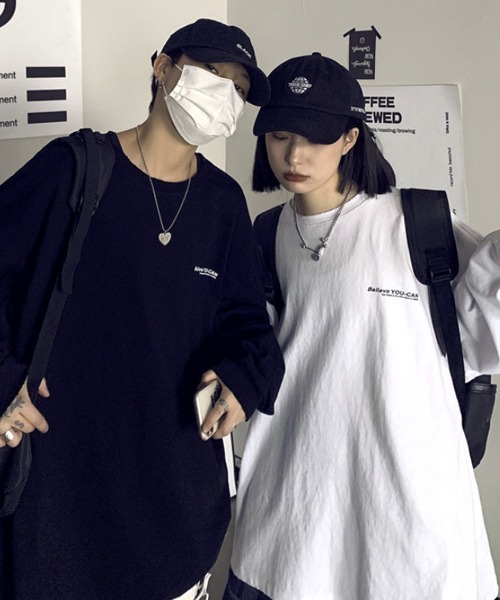 WESTBOY(ウエストボーイ)の「【WB ORIGINALS】Big Silhouette One Point Logo Drop Shoulder Pullover Long-Sleeve T-shirt(Tシャツ/カットソー・メンズ・ホワイト/ブラック・M/L/XL)」の5枚目の写真