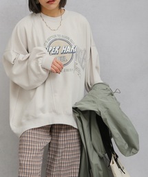 ap retro | リメイク風ロゴプリントスウェット【ZOZOTOWN限定商品】(スウェット)