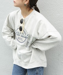 ap retro | リメイク風ロゴプリントスウェット【ZOZOTOWN限定商品】(スウェット)