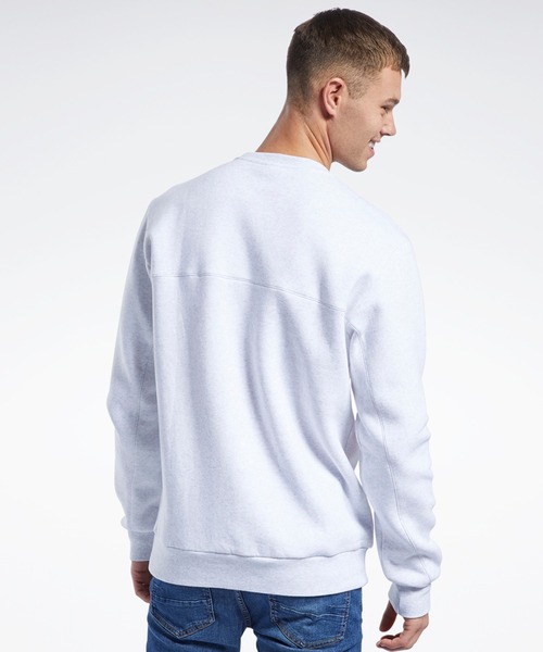 Reebok(リーボック)の「クラシックス リニア クルー スウェットシャツ / Classics Linear Crew Sweatshirt(スウェット・メンズ・ホワイト/ブラック/ネイビー・SMALL/MEDIUM/LARGE/X-LARGE/XX-LARGE/X-SMALL/XXX-LARGE)」の8枚目の写真
