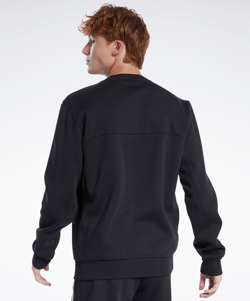 Reebok(リーボック)の「クラシックス リニア クルー スウェットシャツ / Classics Linear Crew Sweatshirt(スウェット・メンズ・ホワイト/ブラック/ネイビー・SMALL/MEDIUM/LARGE/X-LARGE/XX-LARGE/X-SMALL/XXX-LARGE)」の6枚目の写真