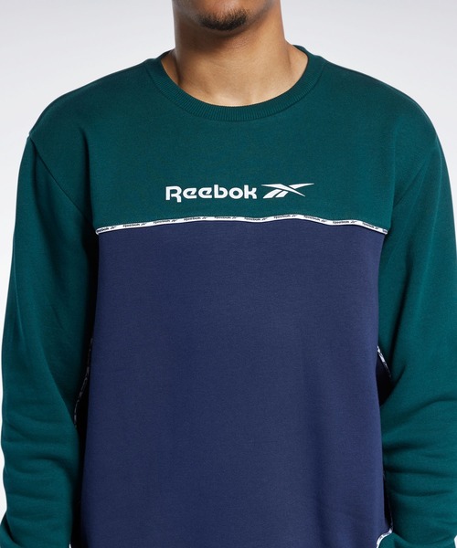 Reebok(リーボック)の「クラシックス リニア クルー スウェットシャツ / Classics Linear Crew Sweatshirt(スウェット・メンズ・ホワイト/ブラック/ネイビー・SMALL/MEDIUM/LARGE/X-LARGE/XX-LARGE/X-SMALL/XXX-LARGE)」の10枚目の写真