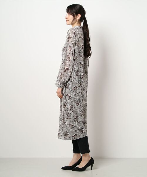 大人気!!【PHASE EIGHT】オシャレペイズリー柄シャツワンピース 大人気【PHASE EIGHT】洗練オシャレに♪ペイズリー柄ワンピース