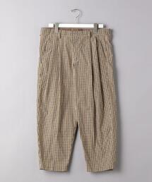 kolor | ＜kolor（カラー）＞ ギンガムチェック 2プリーツ パンツ■■■(その他パンツ)