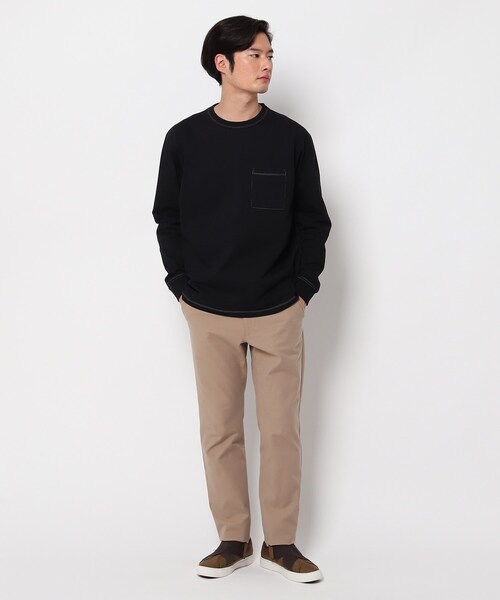 THE SHOP TK （ザ ショップ ティーケー ）の「◆USAコットンタフ ロングTシャツ（Tシャツ/カットソー・メンズ・オフホワイト/ブラック/ライトブルー/ベージュ・02/04/03）」の9枚目の写真