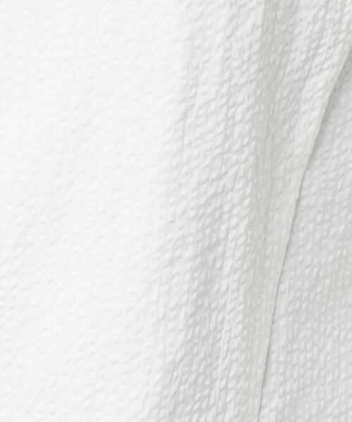 closet story(クローゼットストーリー)の「<closet story>□シアサッカー カラーレス ジャケット -手洗い可能-(ノーカラージャケット・レディース・ライトグレー/ネイビー/オフホワイト・S/M)」の16枚目の写真