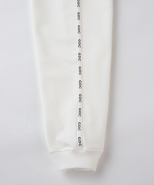 GDC(ジーディーシー)の「LOGO PIPING SWEAT PANTS(スウェットパンツ・メンズ・ホワイト/ブラック・FREE)」の8枚目の写真