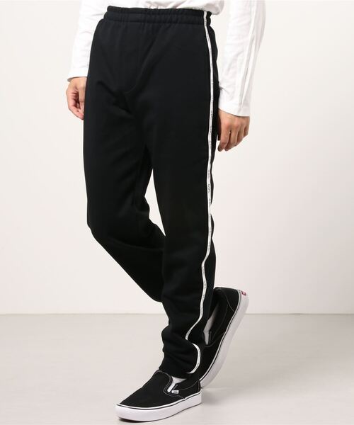 GDC(ジーディーシー)の「LOGO PIPING SWEAT PANTS(スウェットパンツ・メンズ・ホワイト/ブラック・FREE)」の7枚目の写真