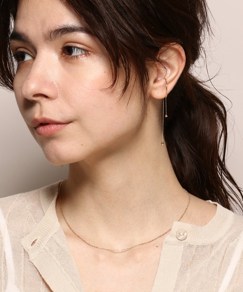 PAS TIERRA（パティエラ）の「-Ray- K10グルロツインイヤーカフ（イヤーカフ・レディース・イエローゴールド・FREE）」の7枚目の写真