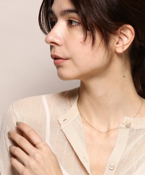 PAS TIERRA（パティエラ）の「-Ray- K10グルロツインイヤーカフ（イヤーカフ・レディース・イエローゴールド・FREE）」の8枚目の写真